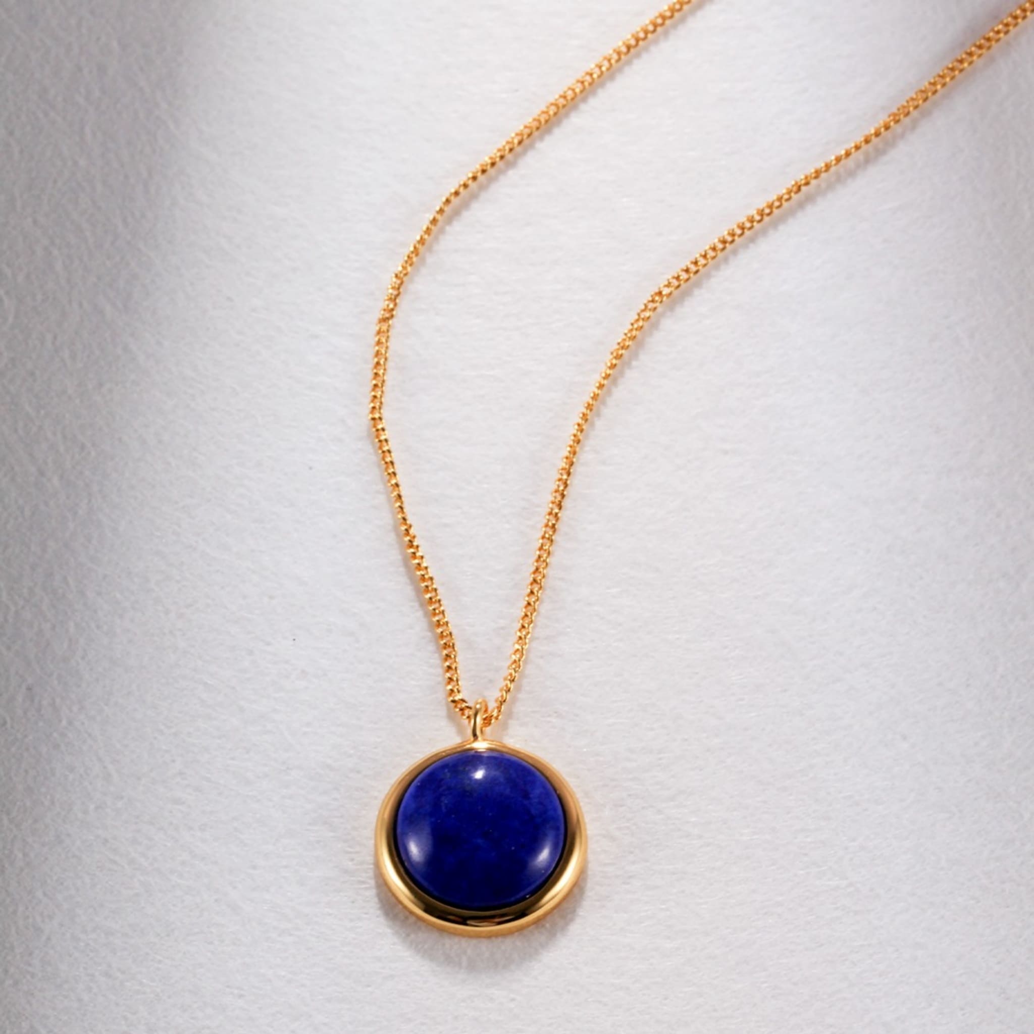Elegant Lapis Lazuli Jewelry Set Gold Plated Gift for Her Special Moments-3