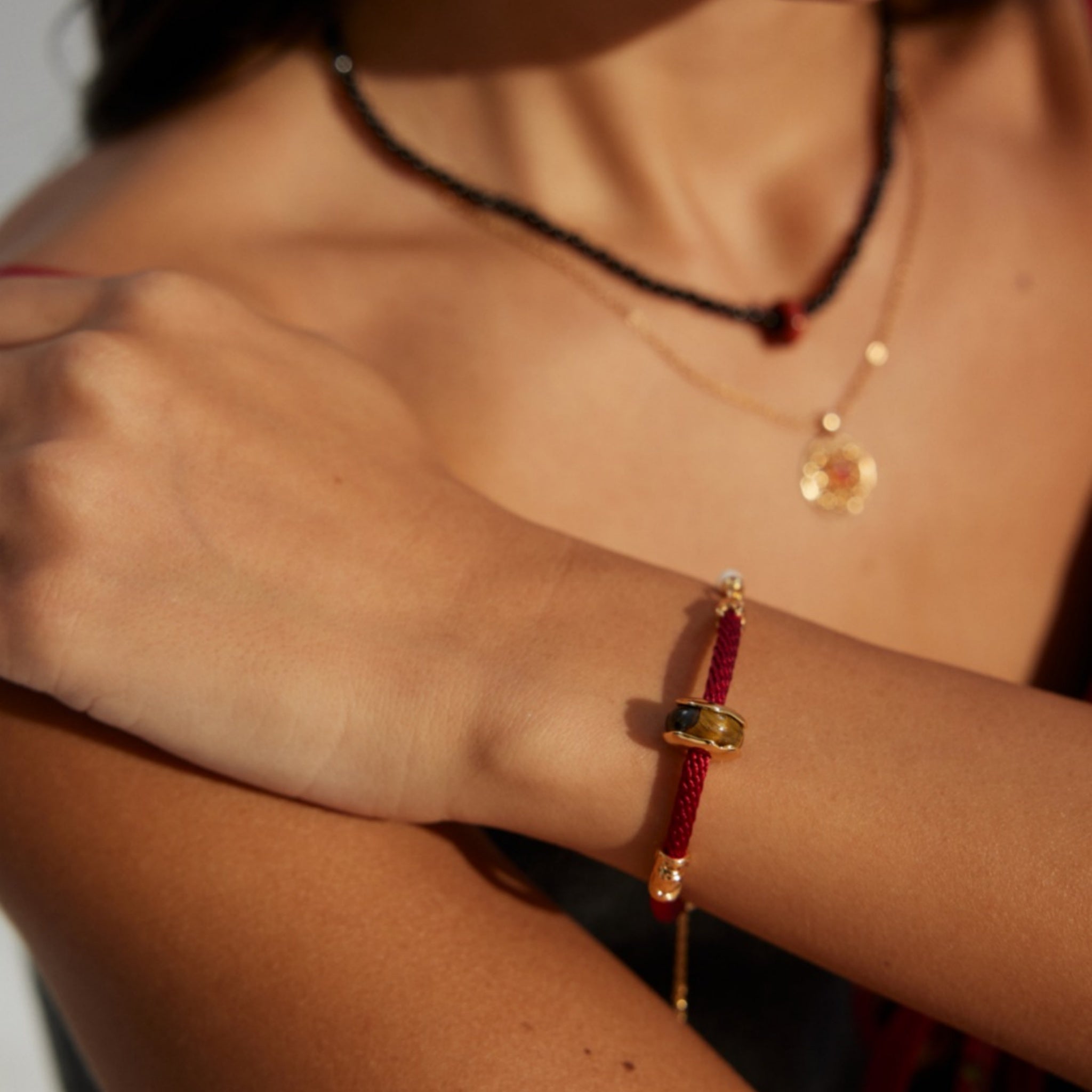 Empowerment Tiger Eye Bracelet for Anxiety Relief Stylish Silver Shell-4