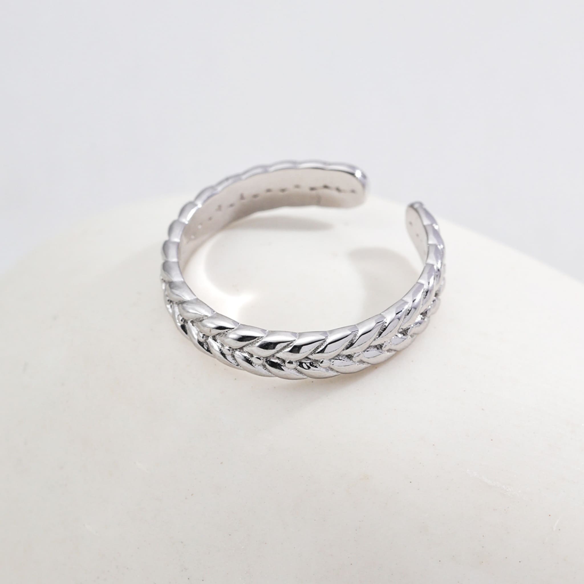 18K Gold-Plated Sterling Silver Adjustable Ring