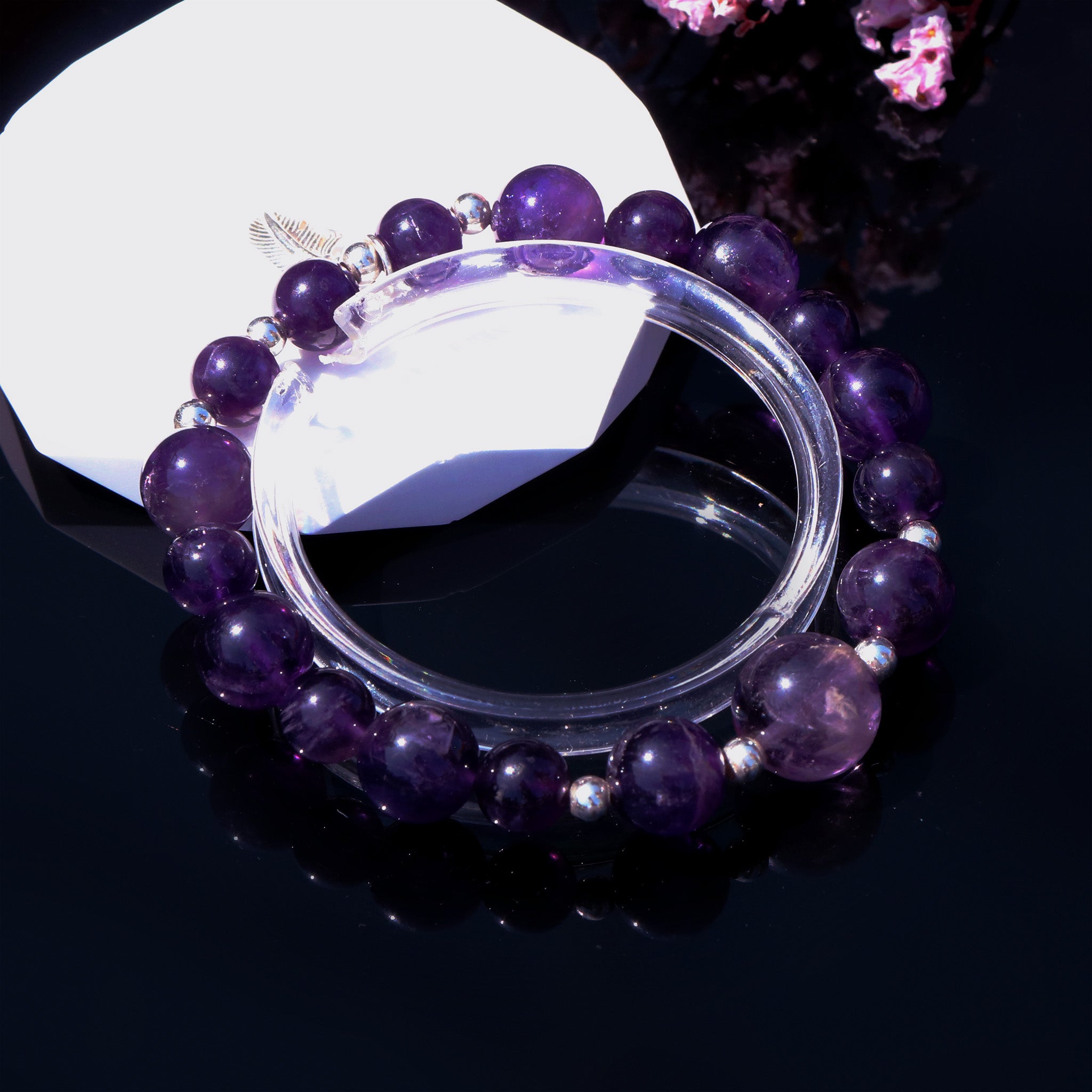 Minimalist Amethyst Bracelet for Everyday Layered Style-2