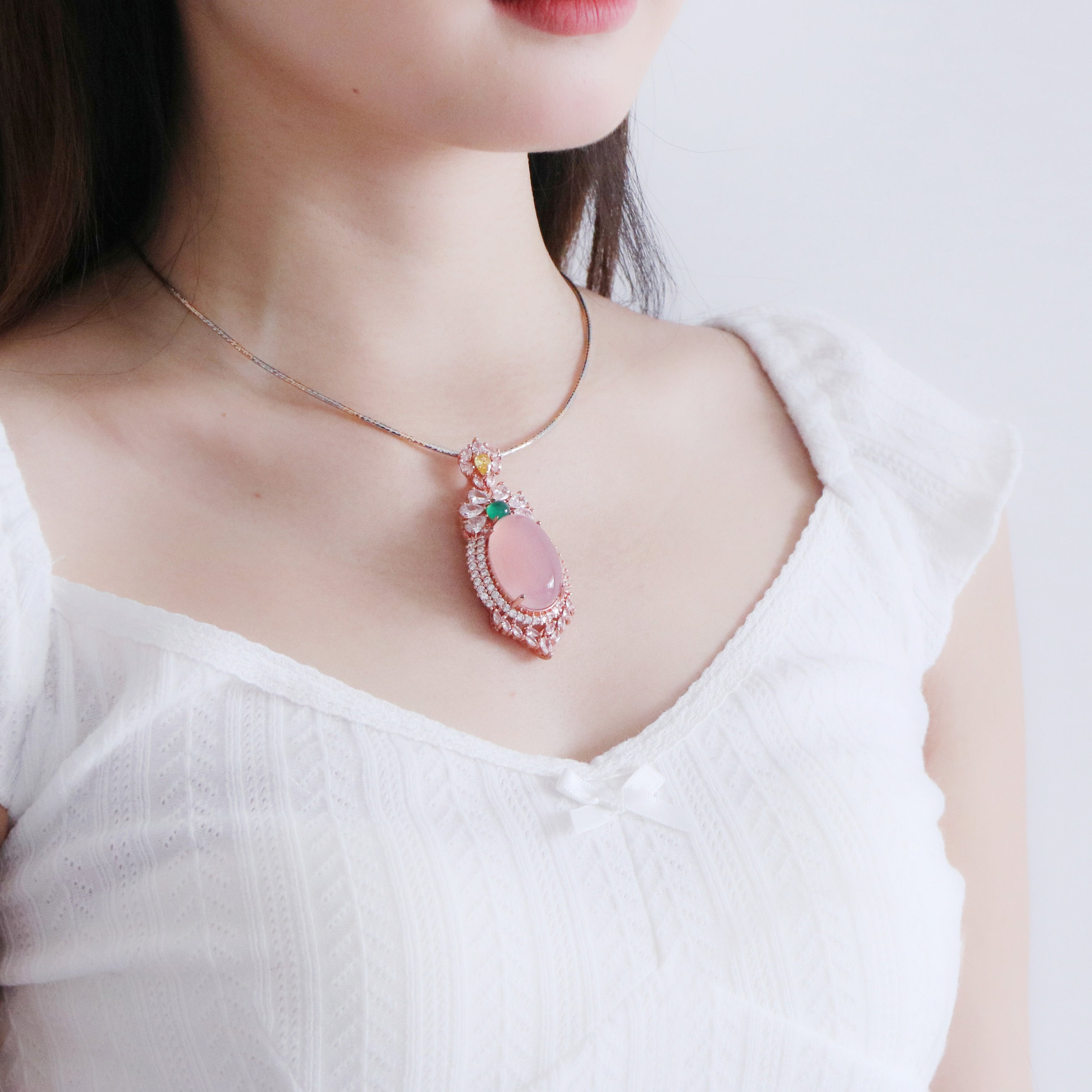 Roseate Charm Pendant