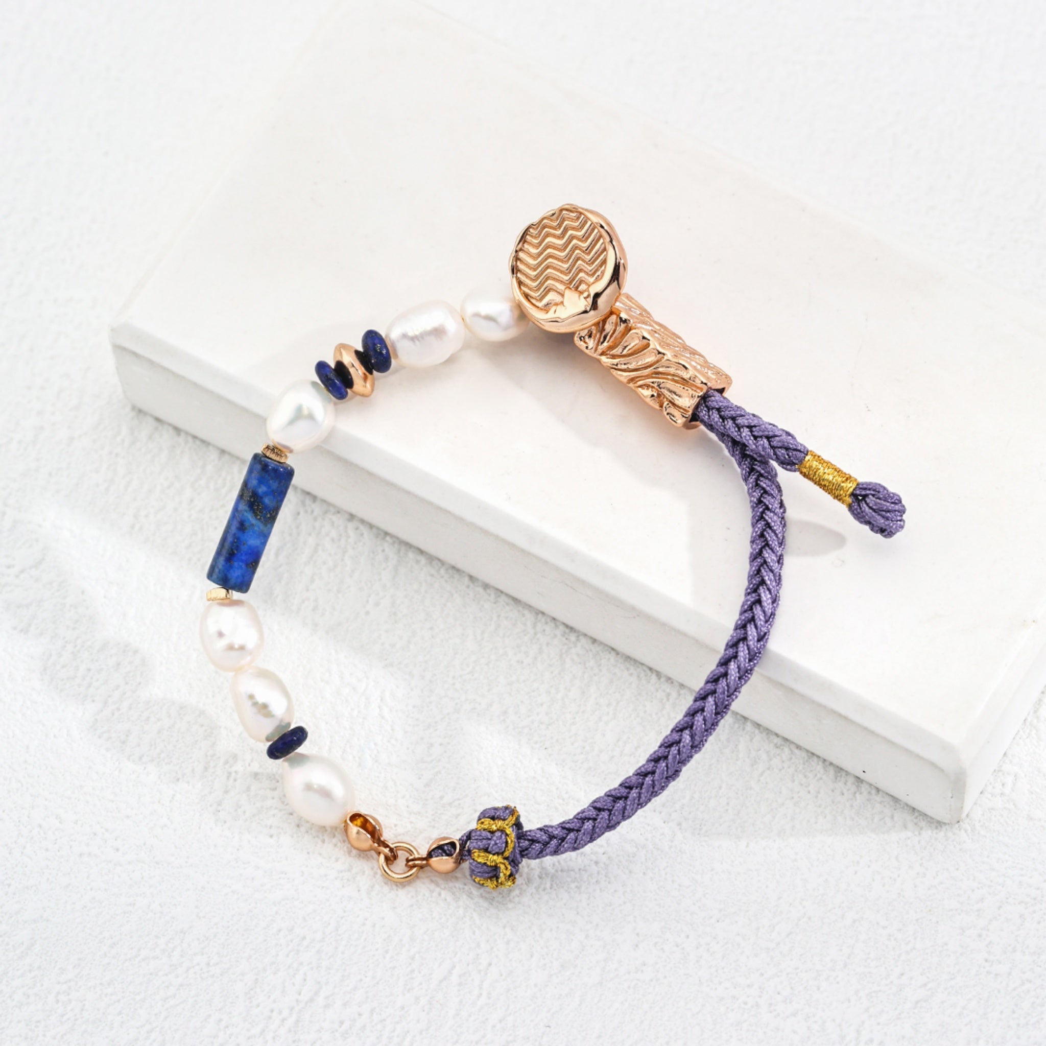Lilac Weave Bracelet