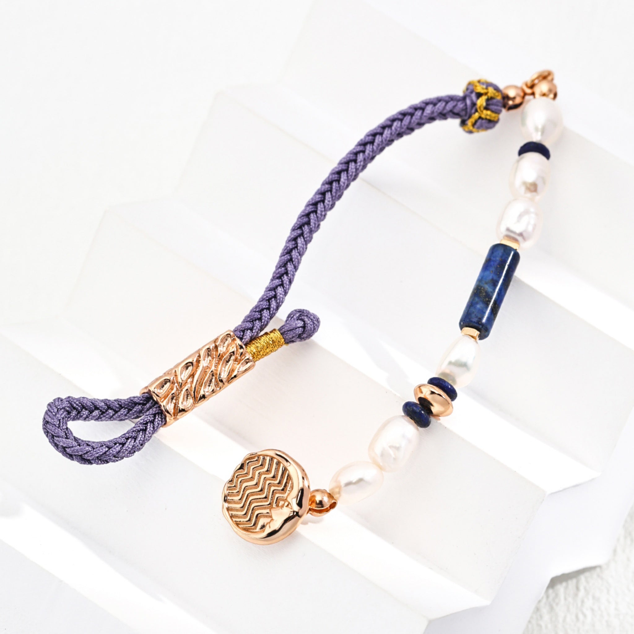 Lilac Weave Bracelet
