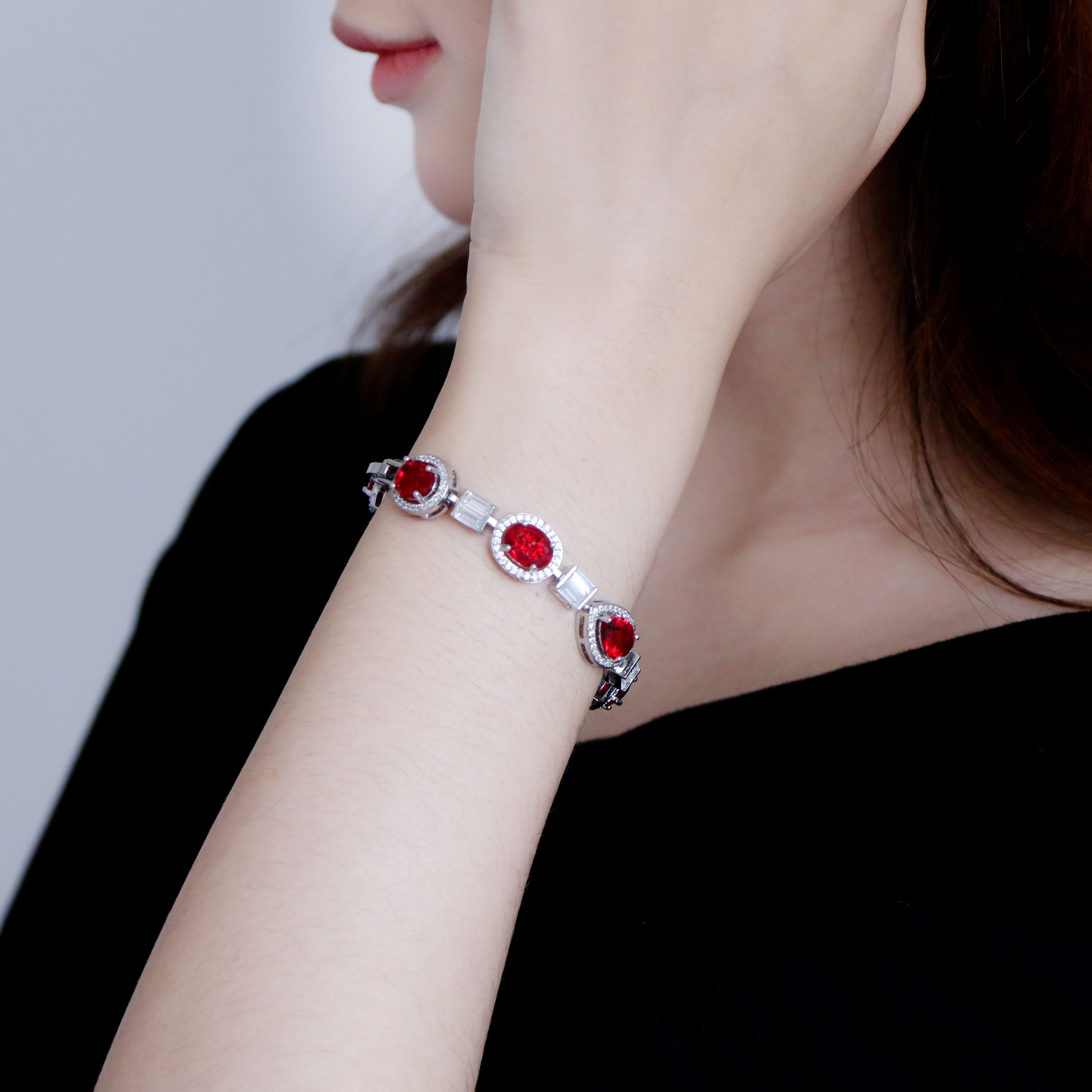 Red Crystal  Bracelet