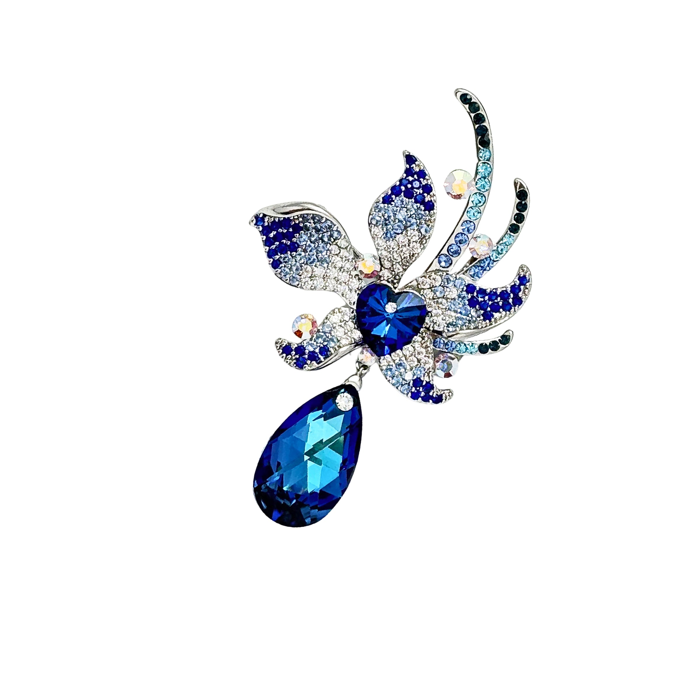 Austrian Crystal Brooch / Pendant
