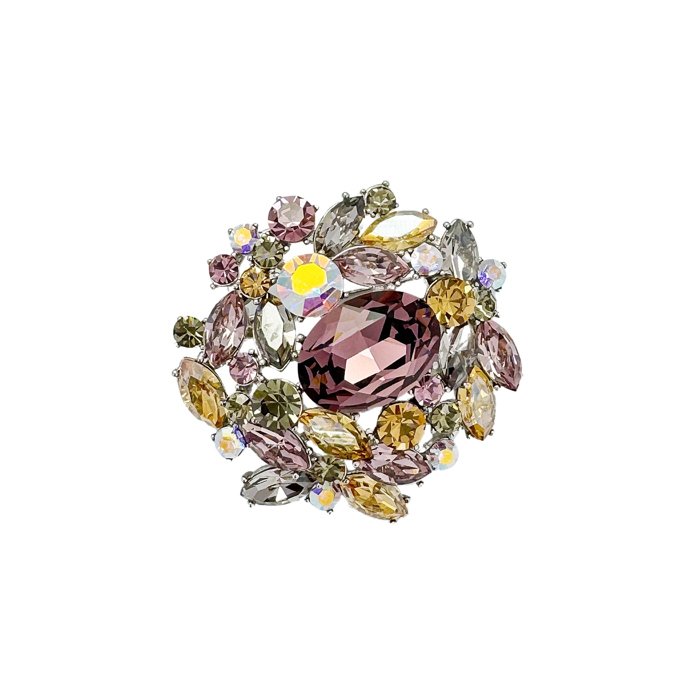 Crystal Radiance Brooch