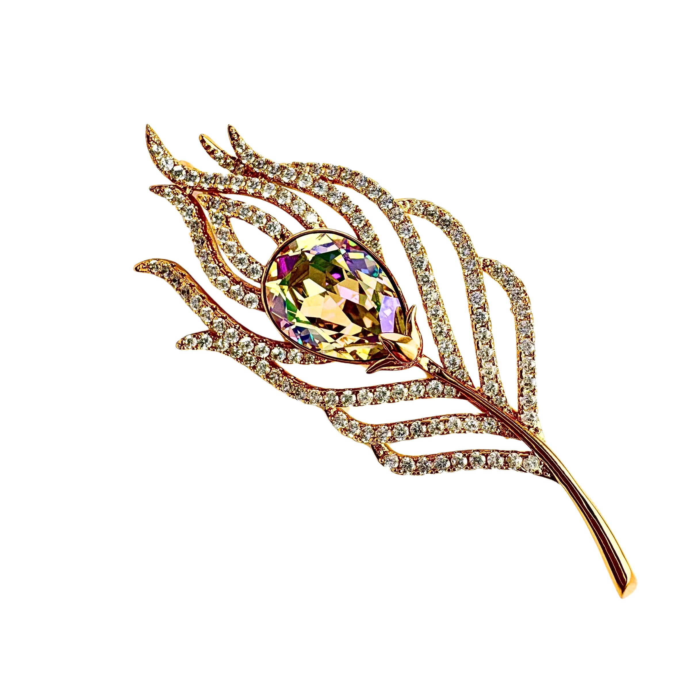 Austrian Crystal Brooch