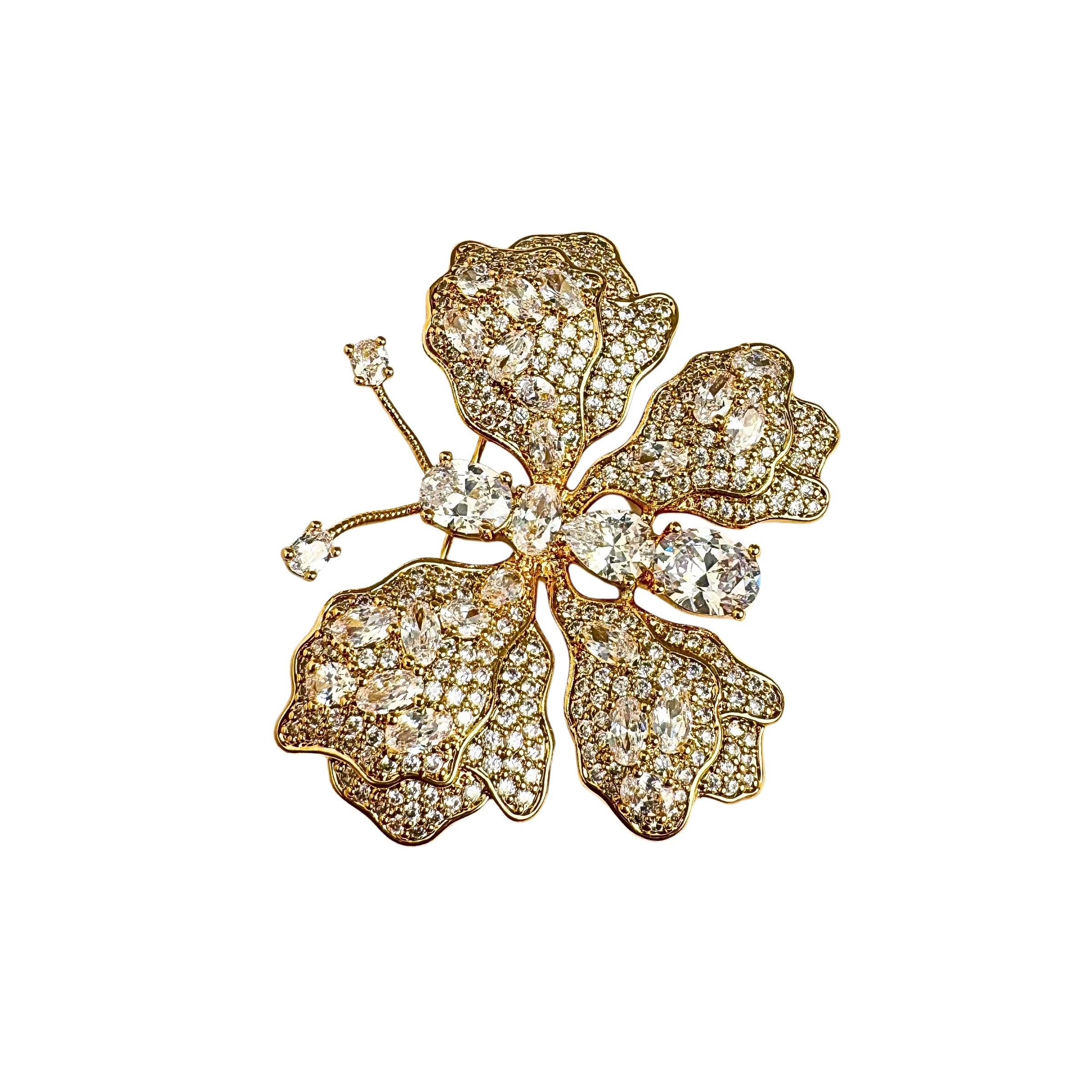 Crystal Brooch