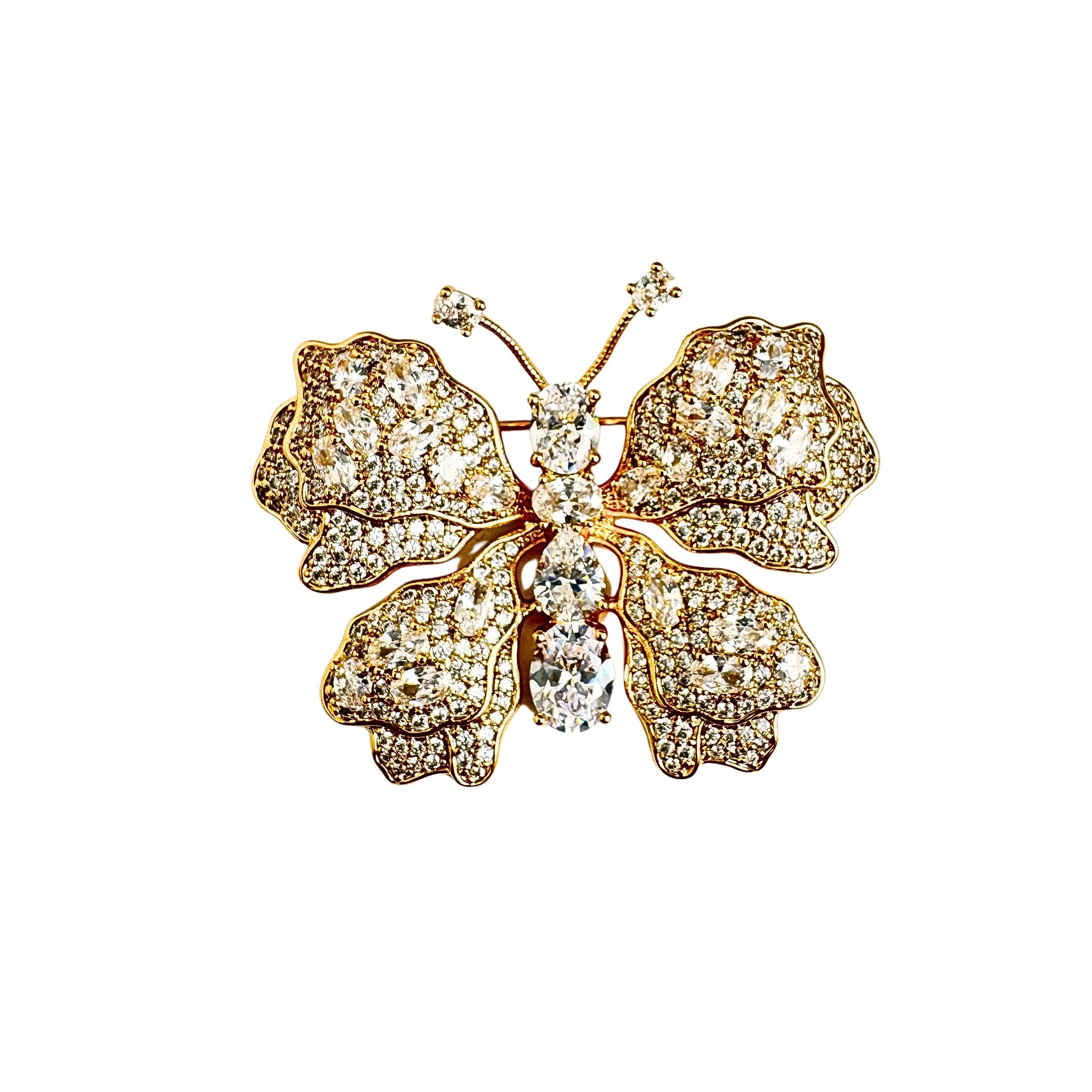 Crystal Brooch