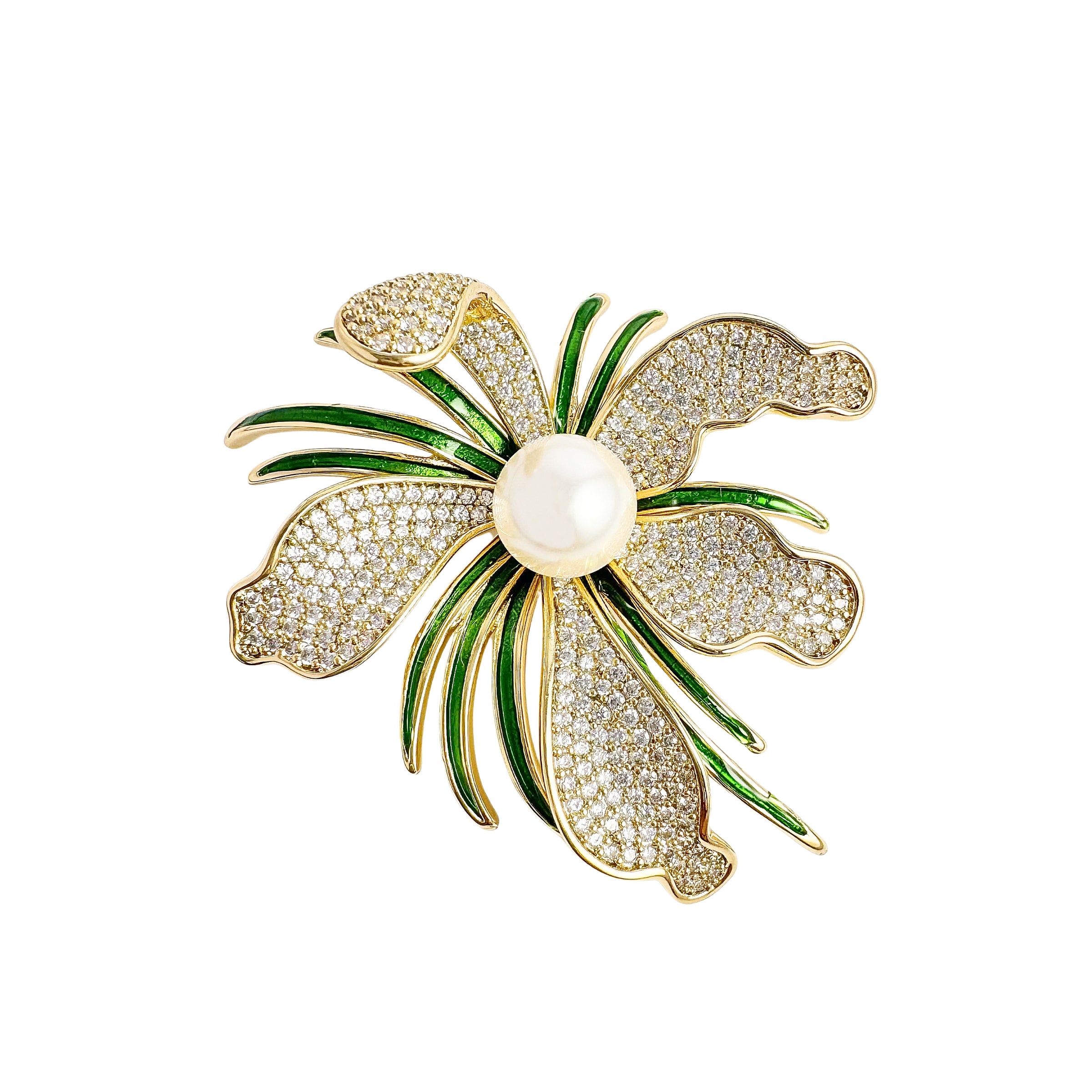 Austrian Crystal Brooch