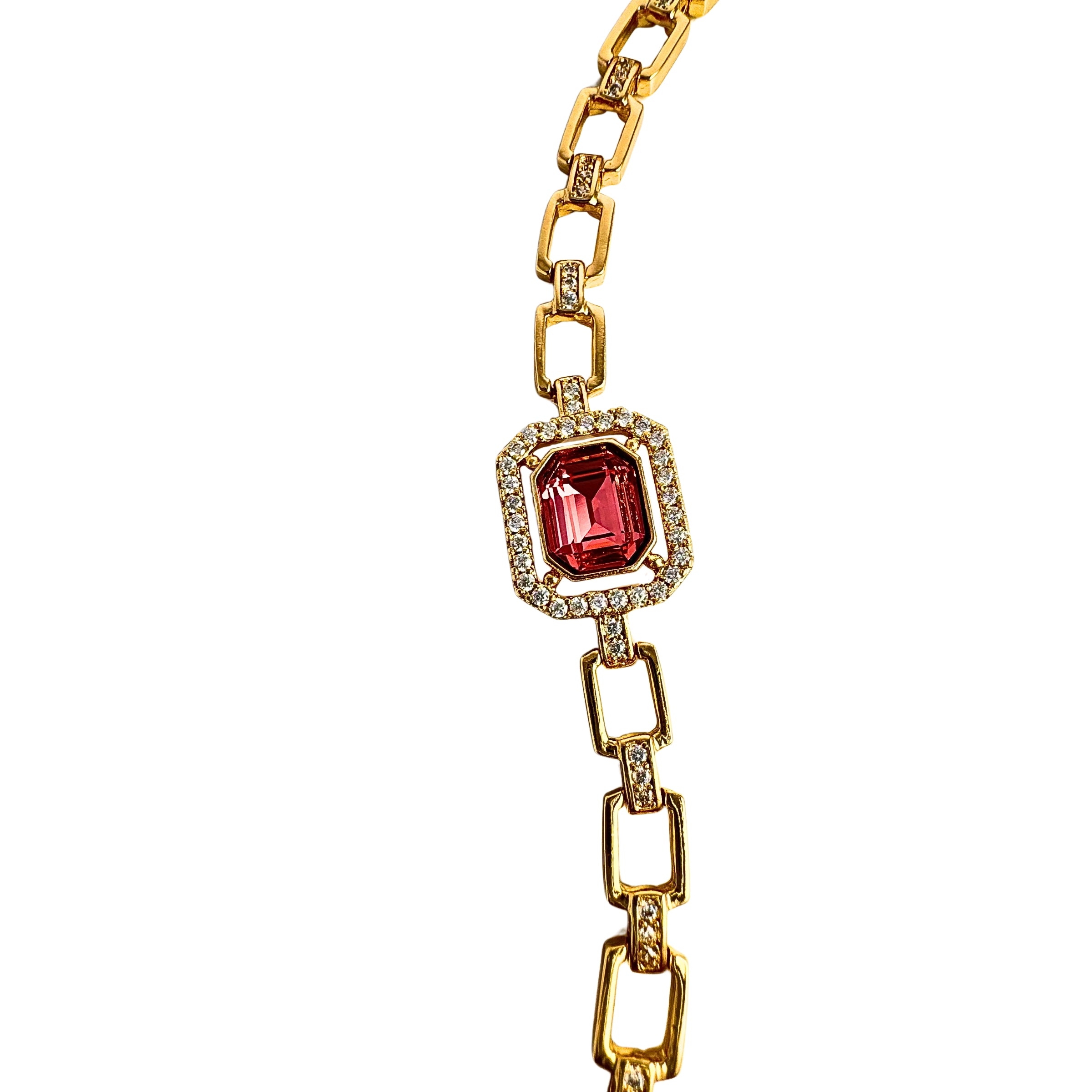 Red / Green Austrian Crystal Bracelet