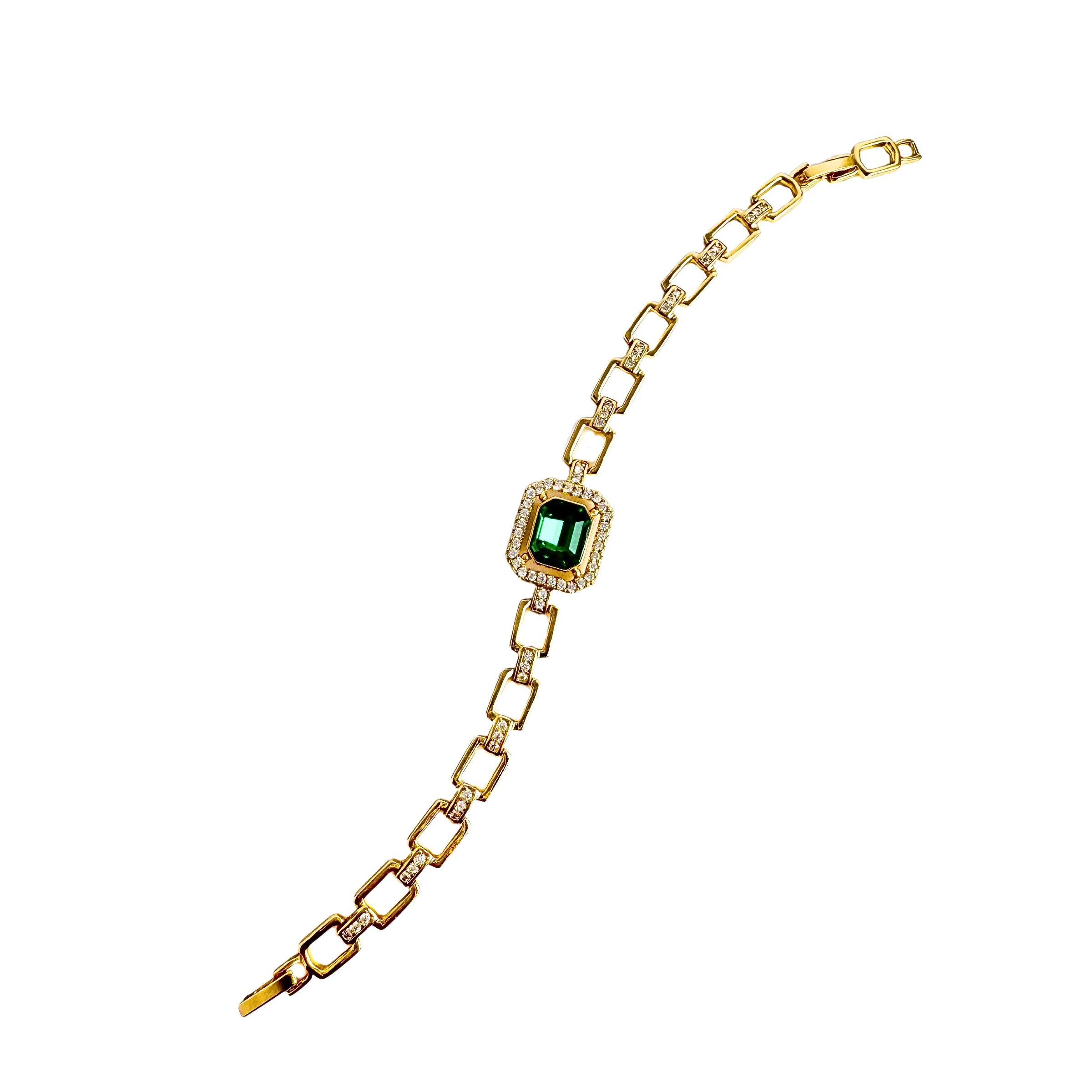 Red / Green Austrian Crystal Bracelet