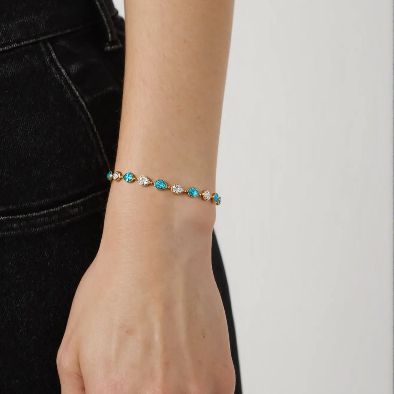 Stackable Zircon Bracelet for Women Minimalist Lightweight Jewelry Perfect for Students-2