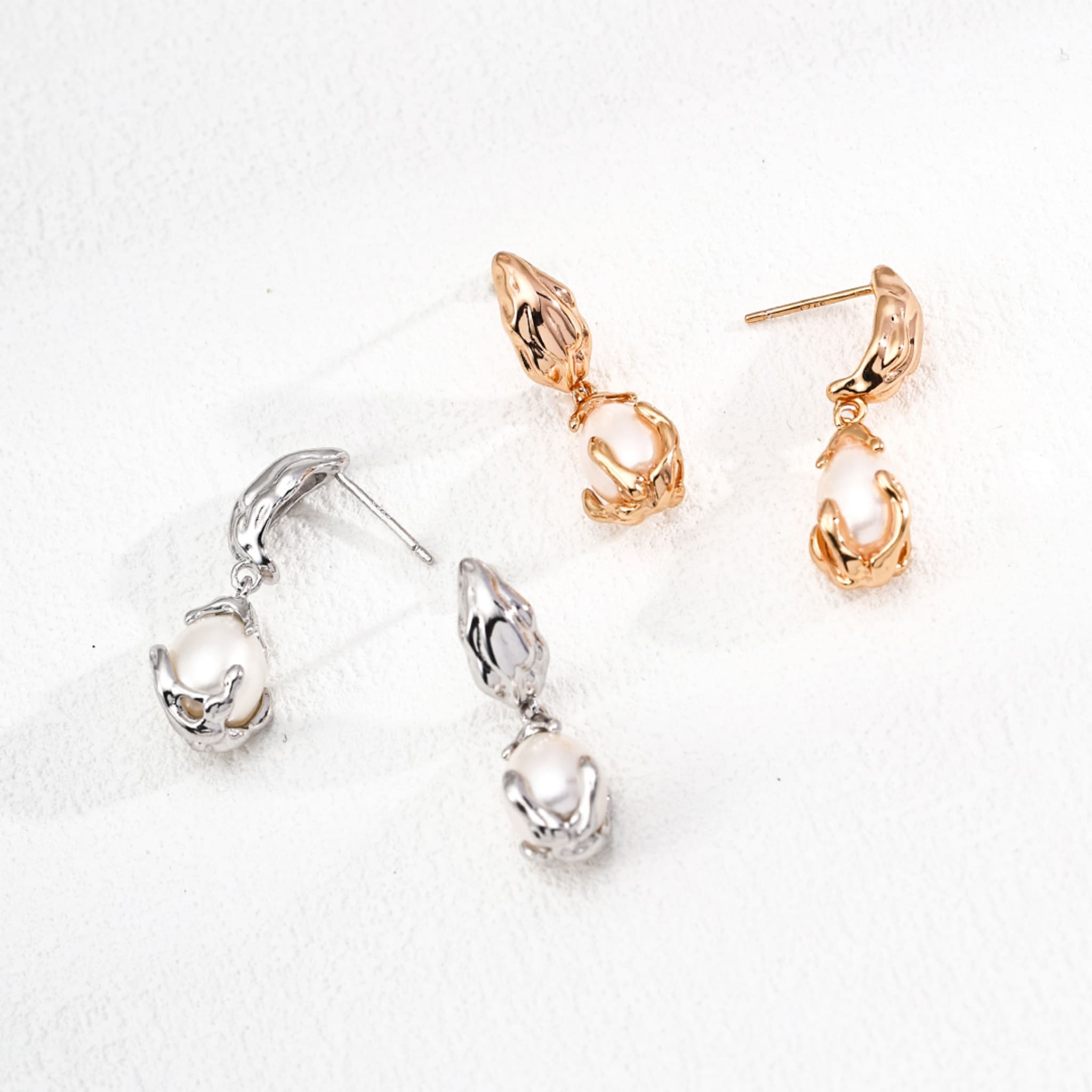 Statement Natural Pearl Earrings for Effortless Chic Office to Evening Style-1