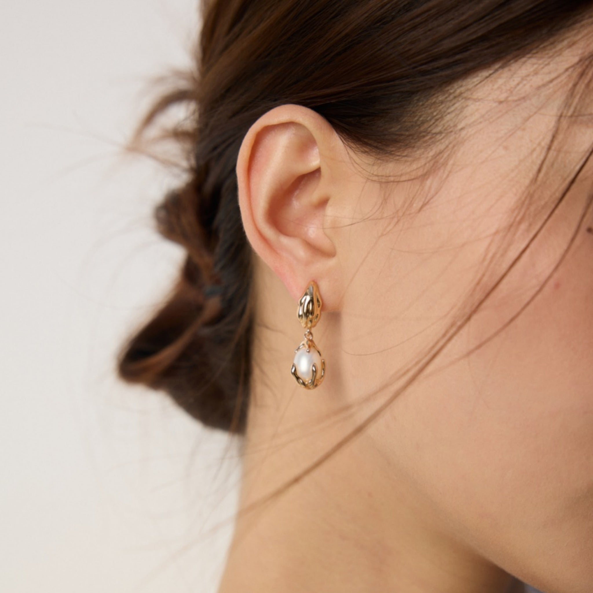 Statement Natural Pearl Earrings for Effortless Chic Office to Evening Style-2