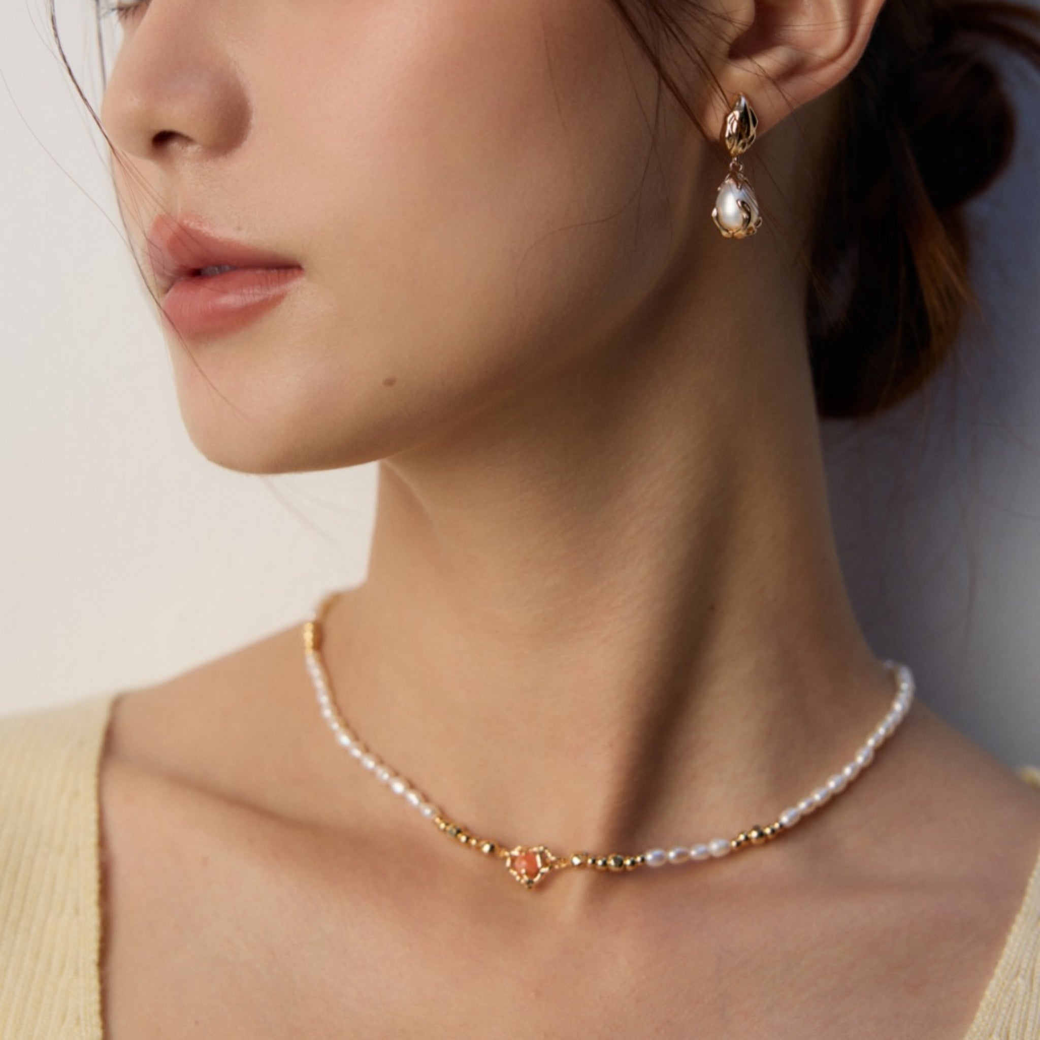 Statement Natural Pearl Earrings for Effortless Chic Office to Evening Style-4