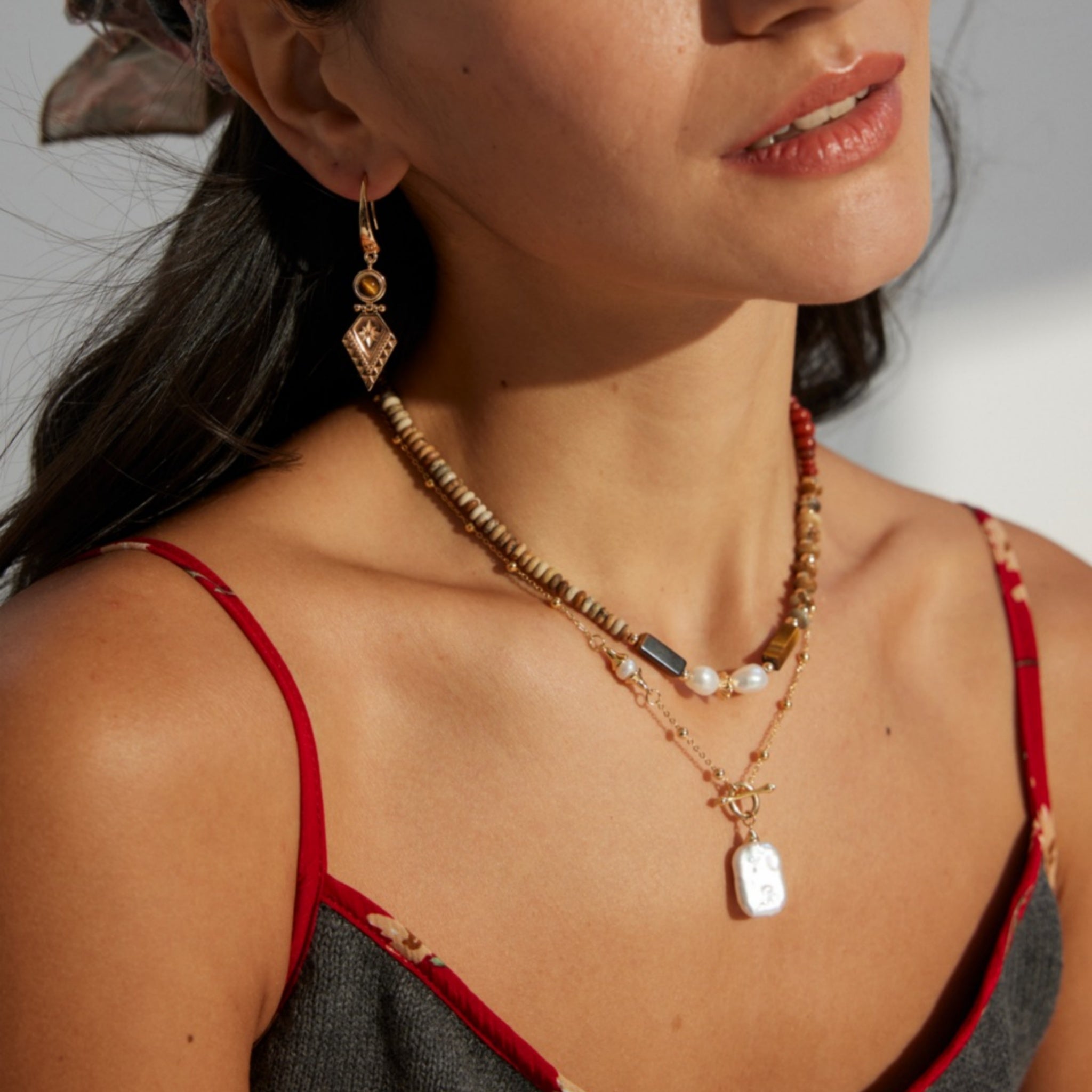 Statement Tiger Eye Earrings for Confident Sales Leaders-2